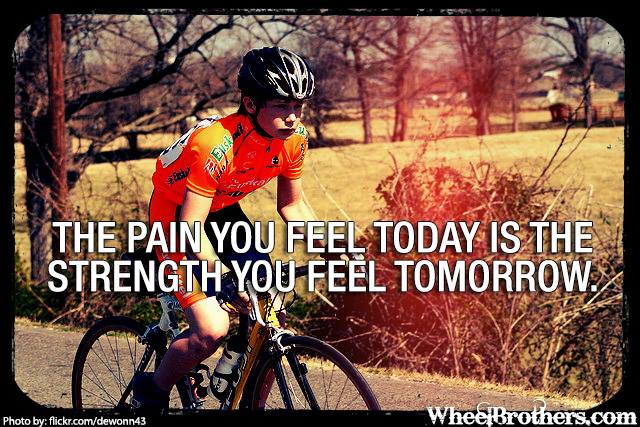 The pain you feel today...