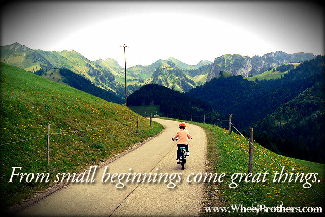From small beginnings comes great things