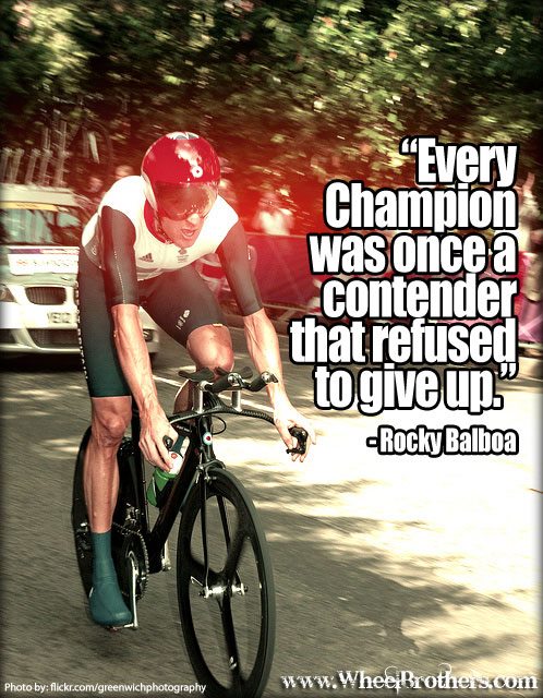 Every champion was once a contender who refused to give up