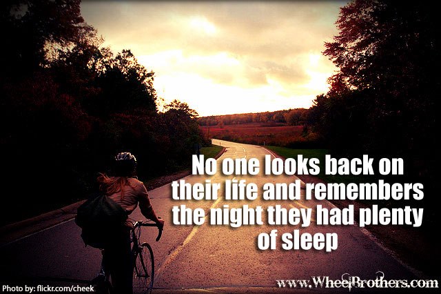 No one looks back on their life
