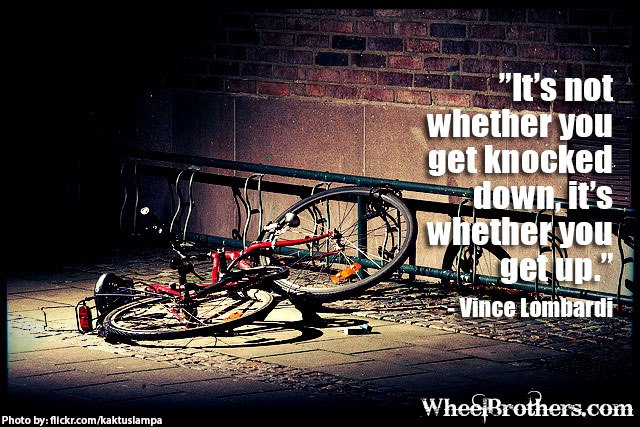 Its not whether you get knocked down