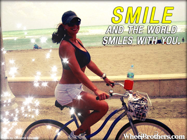 Smile and he world
