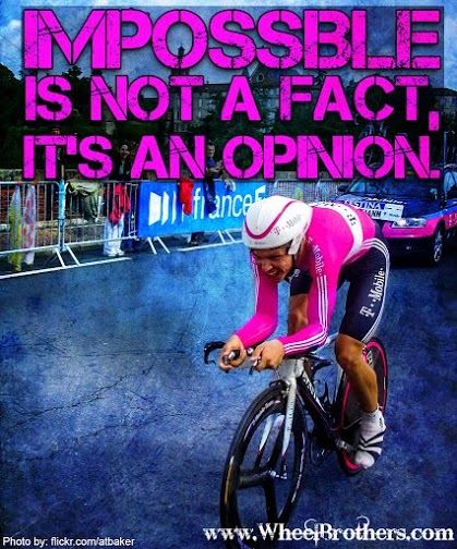 Impossible is not a fact it's an opinion