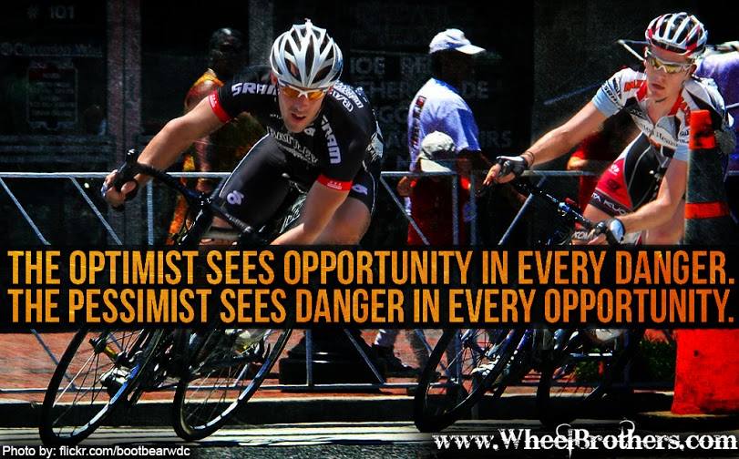 The Optimist Sees Opportunity in Every Danger