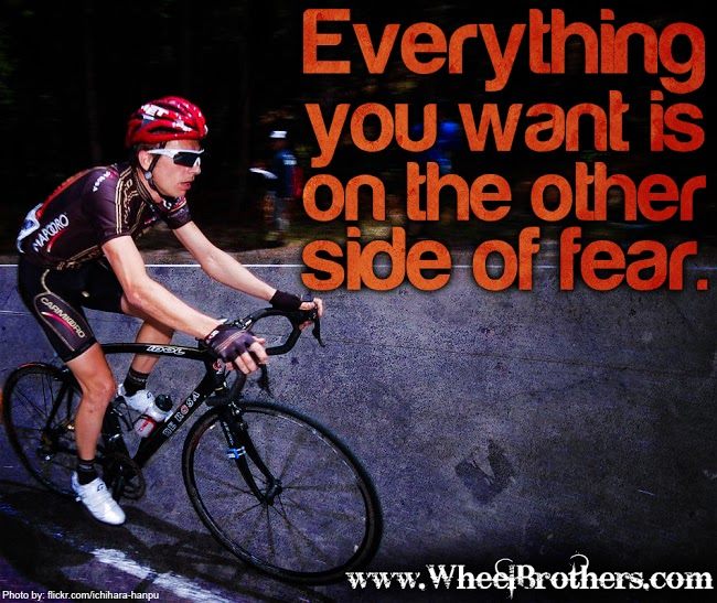 Everything you want is on the other side of fear