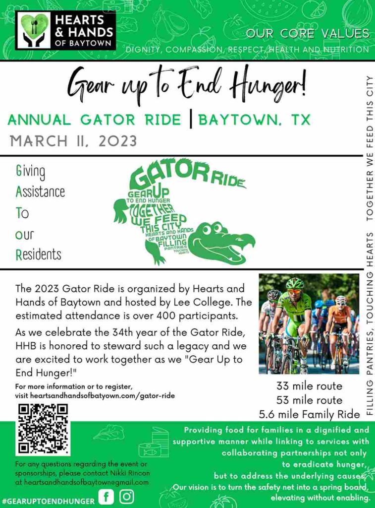 Gator Ride, Gear Up to End Hunger All up to date 2022 Texas bicycle